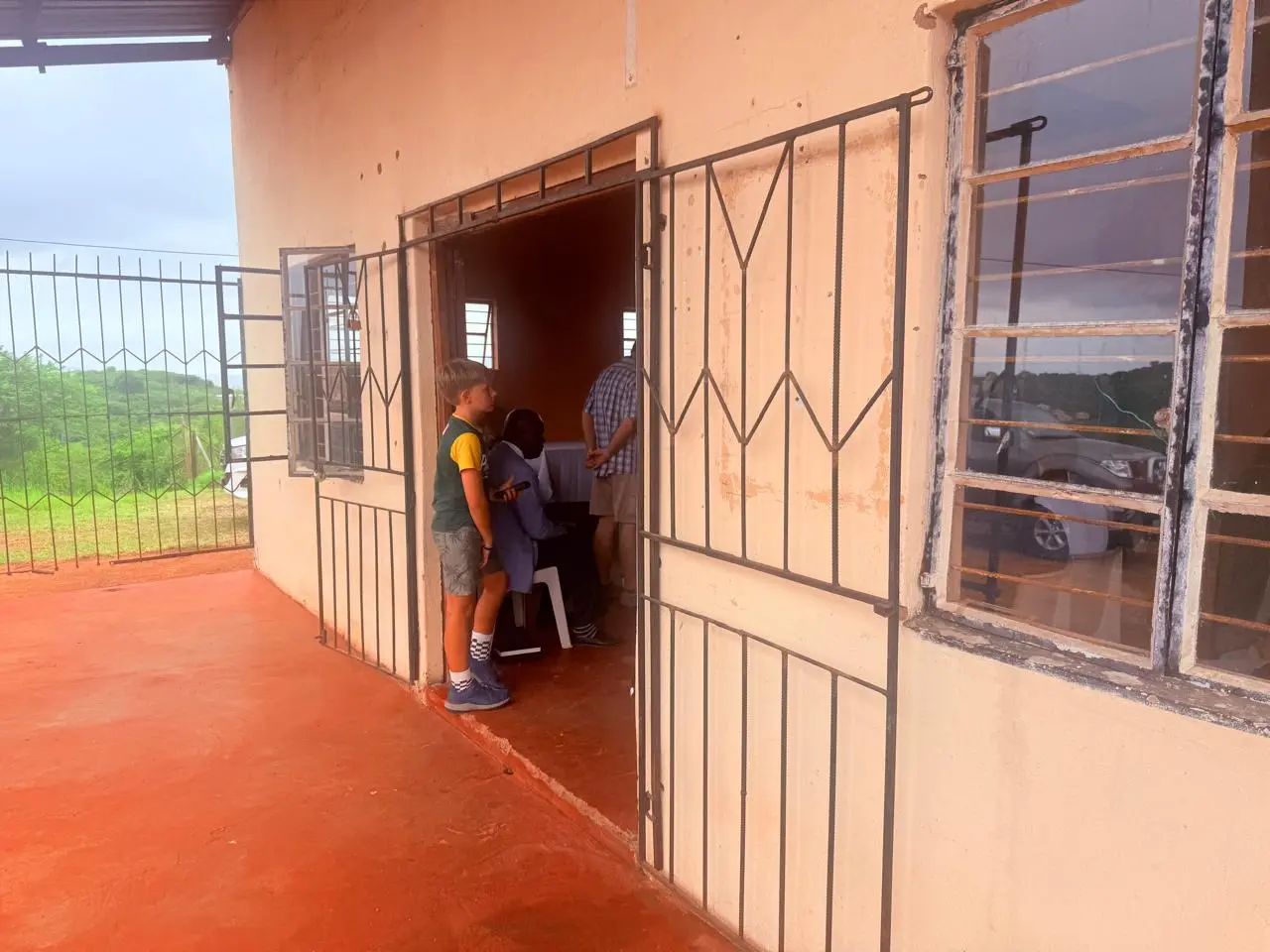 Children at the gate