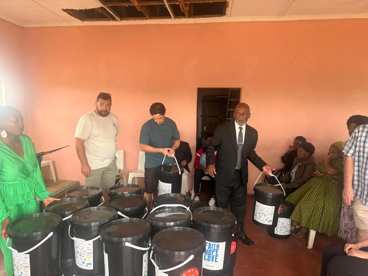 Handing the buckets over